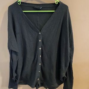 UO button up sweater